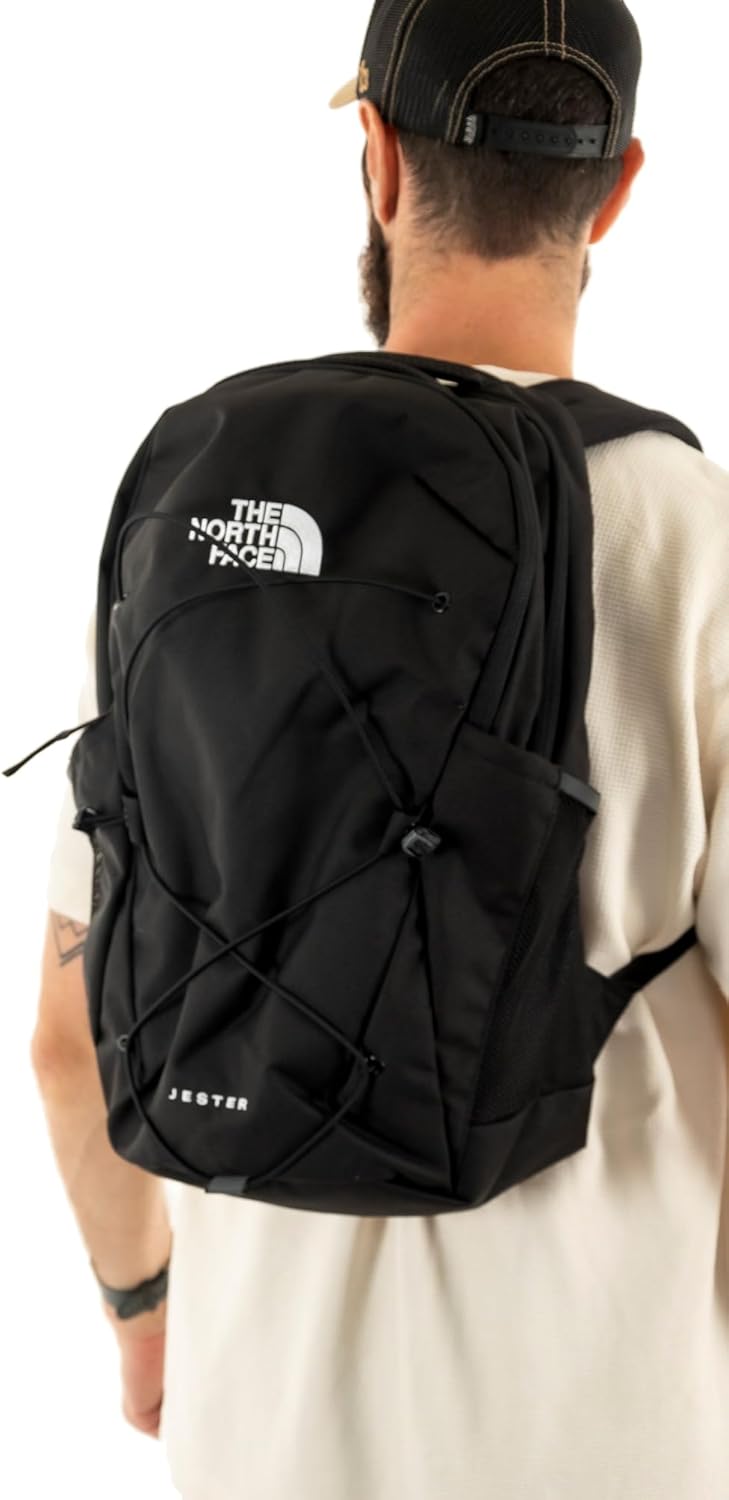 The North Face Jester Everyday Laptop Backpack - Commuter Daypack, Water Repellent, Laptop Sleeve, TNF Black-NPF, One Size - Image 2