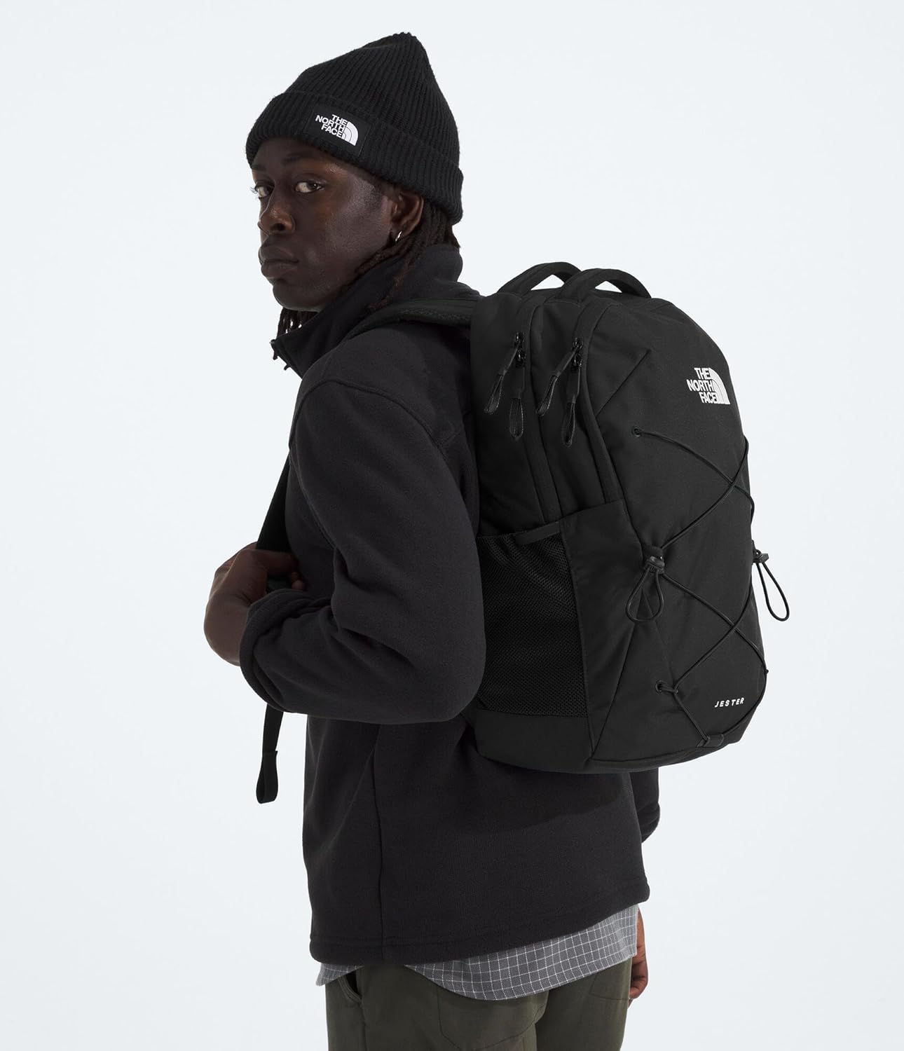 The North Face Jester Everyday Laptop Backpack - Commuter Daypack, Water Repellent, Laptop Sleeve, TNF Black-NPF, One Size - Image 8